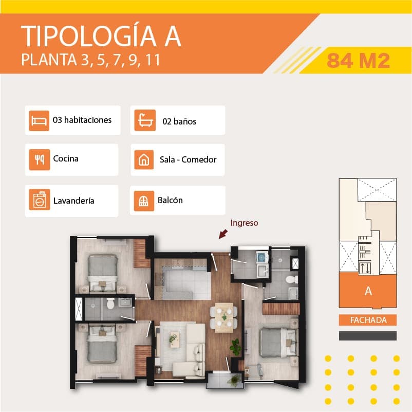 Tipo A 301, 501, 701, 901, 1101 - Imagen 1